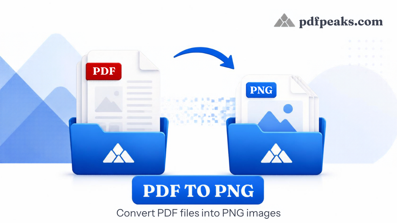 PDF to PNG Converter Online Free - High Quality | PdfPeaks